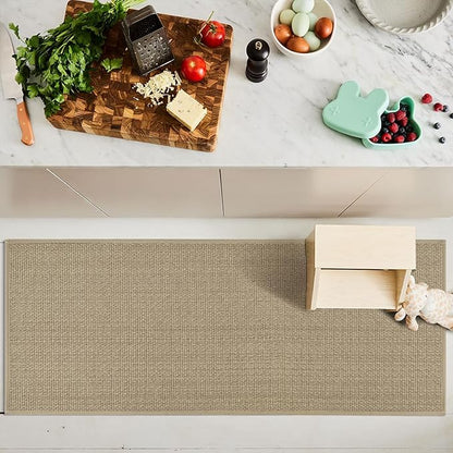 Artoid Mode Washable Non Slip Rubber Backing Kitchen Rugs Doormat, Absorbent Kitchen Floor Mats Front of Sink Kitchen Mats for Floor Home Decor 24x60 Inch