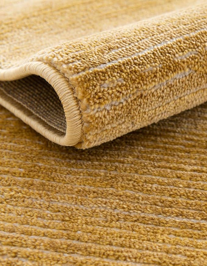 Unique Loom Finsbury Collection Area Rug - Kate (6' 1" x 9' Rectangle, Yellow)
