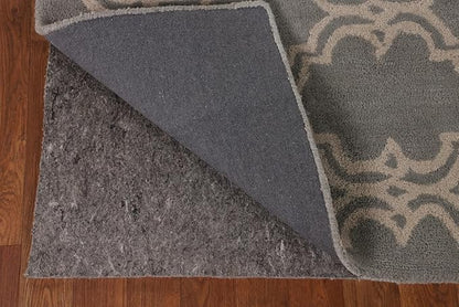 Modern Collection 5 x 8 Trellis Area Rug, All-Over/Geometric Wool Carpet for Home Décor, Living Room, Dining Room, and Bedroom