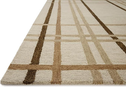 Loloi Magnolia Home by Joanna Gaines Waylon Collection WAY-01 Natural/Bark 8'-6" x 11'-6" Area Rug