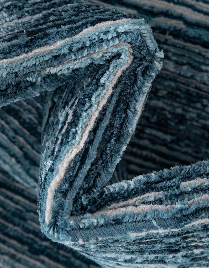 Unique Loom Finsbury Collection Area Rug - Kate (7' 10" Square, Blue)