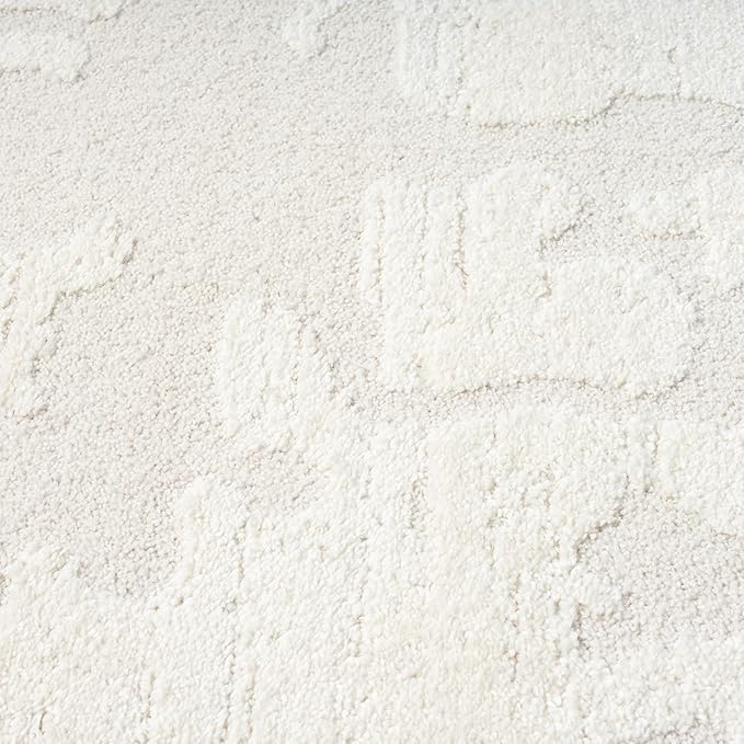 Abani Nomad Cream Area Rug 2' x 3' for Living Room, Bedroom - Abstract Pattern - Durable & Easy to Clean