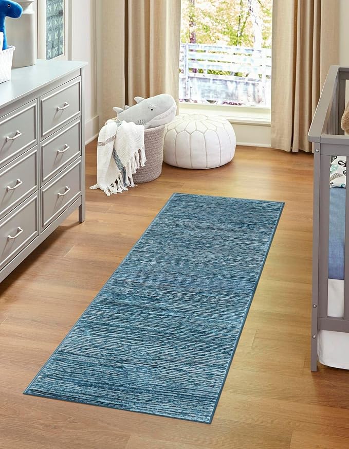 Unique Loom Finsbury Collection Area Rug - Kate (2' x 6' 1" Runner, Blue)
