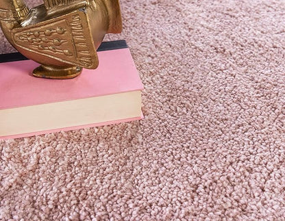 Unique Loom Solo Collection Area Rug - Calabasas (10' x 13' Rectangle, Pink)