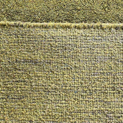 Hand Knotted Loom Wool ECO-Friendly Area Rugs - 2'6''x10', Runner, Purple Color, Solid Plain Design, High Pile Handmade Anti Skid Area Rugs for Living Room, Bed Room (L00111)