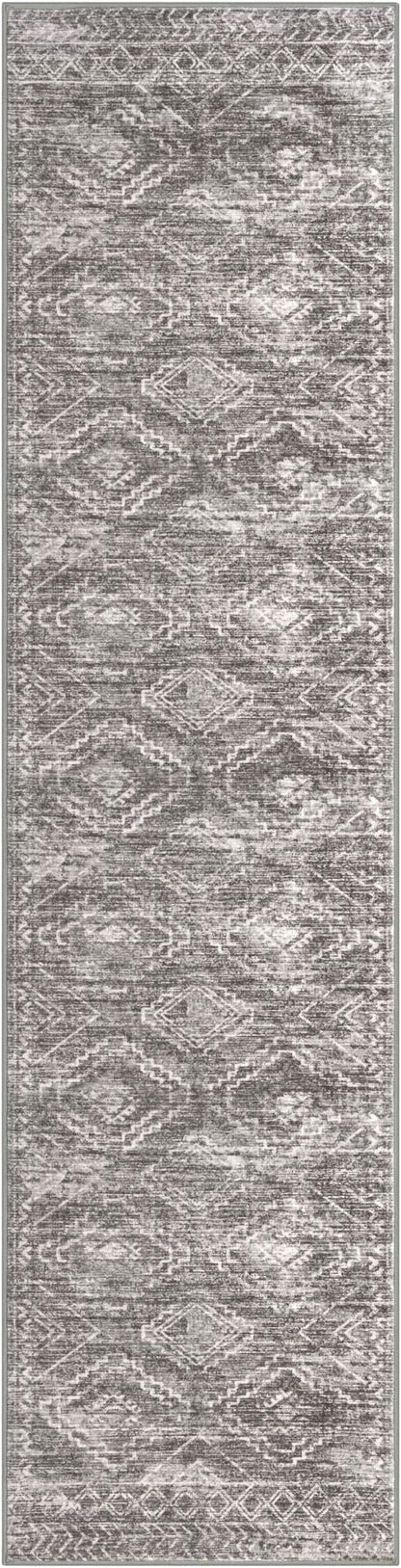 KILOCOCO Hallway Runner Rug 2'x8' Runners for Hallways Washable Runner Rug Non Slip Laundry Room Rug Low-Pile Rug Runner for Bedroom Kitchen Living Room Boho Rug, Taupe
