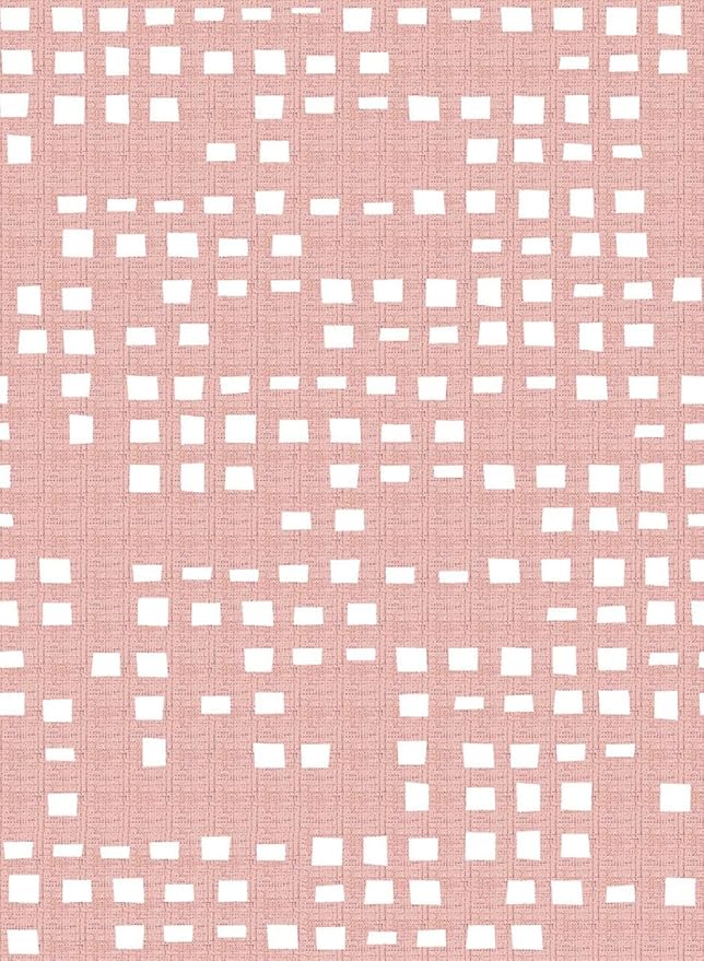 Boho Chic White and Pink Geometric Texture Rug for Living Room Dining Room Bedroom Nursery Room Large Non Slip Washable Indoor Carpet Soft Low Pile Kitchen Entryway Runner Mat 2x3