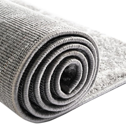 Unique Loom Trellis Frieze Collection Area Rug - Geometric (7' 1" x 10', Light Gray/ Ivory)