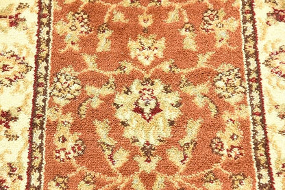 Unique Loom Voyage Collection Traditional Oriental Classic Intricate Design Area Rug (2' 2 x 6' 0 Runner, Terracotta/Ivory)