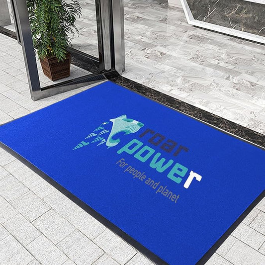 Custom Rugs with Logo Doormat Runner Personalized Commercial Area Carpet with Any Size Color Logo Shape Pattern Non Slip Rugs for Indoor Outdoor