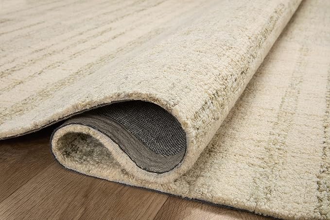 Loloi Chris Loves Julia Chris Collection CHR-02 Natural/Sage 2'-6'' x 9'-9'', .50" Pile Height, Runner Rug