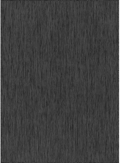 CAMILSON Outdoor Rug 5x7 Modern Area Rugs for Indoor and Outdoor Patios and Porches - Waterproof, Washable, Non-Shedding, Easy-to-Clean Outside Carpet (5 x 7, Solid - Dark Gray)