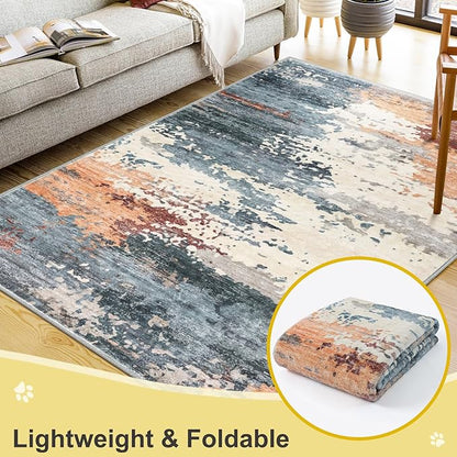 COMSLE Door Mat Soft Absorbent Indoor Front Entryway Rug Machine Washable Entrance Mats for Muddy Paws Non Slip Throw Rugs 20" x 32" Doormat for Inside Foyer Bedroom - Yellow