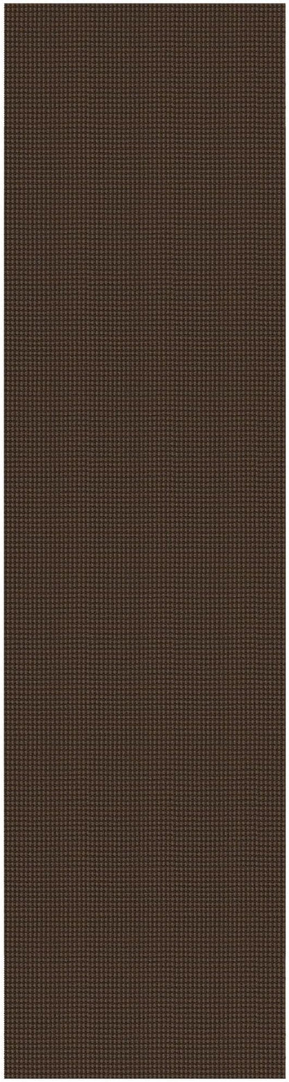 Braided Runner Rug 2.6x10 Ft Washable Runners for Hallways Non Slip Rubber Backed Kitchen Runners Cotton Long Entryway Runner Indoor, Woven Carpet for Hall Kitchen Entryway, Brown