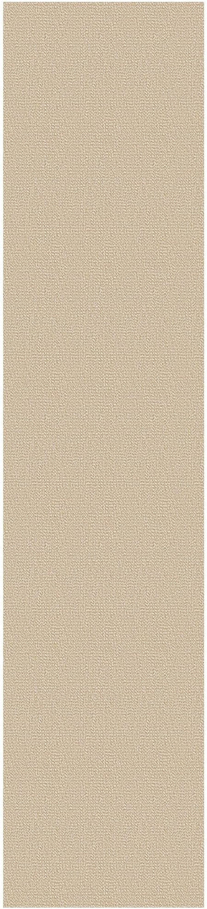 EARTHALL Extra Long Runner Rug 3x18 Ft Washable Runners for Hallways Cotton Non Slip Entryway Runner Braided Kitchen Runner Indoor Outdoor Carpet Runners for Hotels, Officel, Stair, Golden Beige/White