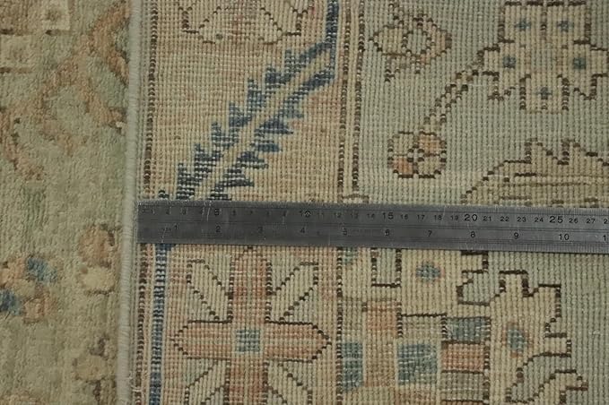 Transitional Collection 11' 7'' X 3' 0'' Runner Rug Rug, All-Over 100% Wool Carpet for Home Décor, Foyer and Hallway