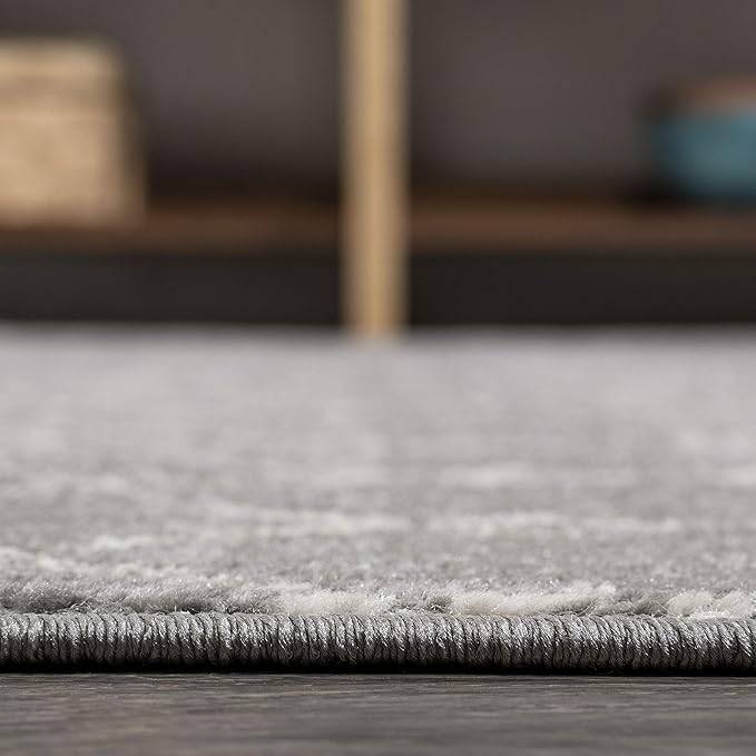 JONATHAN Y Boho Vintage Diamond Gray/Ivory Indoor Area Rug 10X13 ft, Moroccan Hype for Living Room, Bedroom, Kitchen, Office, Easy-Cleaning, High Traffic, Pet-Friendly, Non-Shedding (MOH101C-13)