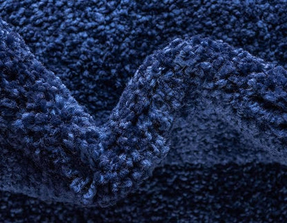 Unique Loom Solo Collection Area Rug - Calabasas (2' 2" x 13' 1" Runner, Navy Blue)