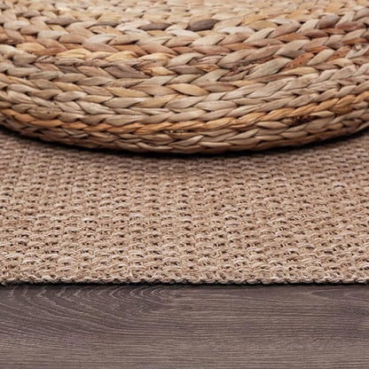 CAMILSON Indoor and Outdoor Runner Rug Natural Solid Boho Woven Design Easy-Cleaning Non Shedding Farmhouse Living Room Bedroom Garden Patio and Kitchen Washable Outside Carpet Alfombras (2x7)
