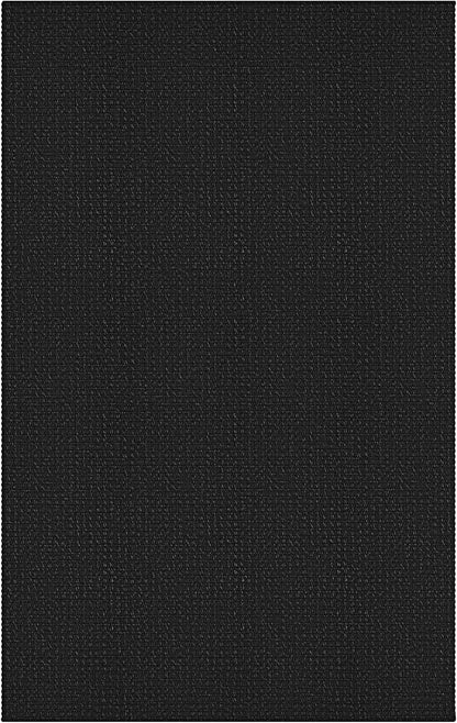 Small Braided Rugs 2x3 Ft Area Rugs for Entryway Boho Washable Rug Non Slip Rubber Backed Throw Rugs Cotton Woven Door Mat Indoor Entrance Front Door Rugs for Foyer Kitchen, Black/Grey
