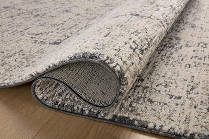 Loloi Amber Lewis Alie Collection ALE-05 Charcoal/Beige 2'-7" x 7'-9", .13" Pile Height, Runner Rug