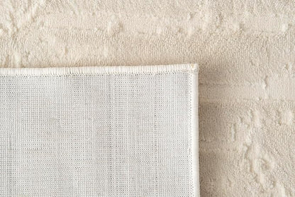 Revival Rugs Ebb 10'6" x 14'3" Washable Area Rug for Living Room Bedroom - 100% Recycled Oeko-TEX Certified, Medium Pile, Beige, Cream