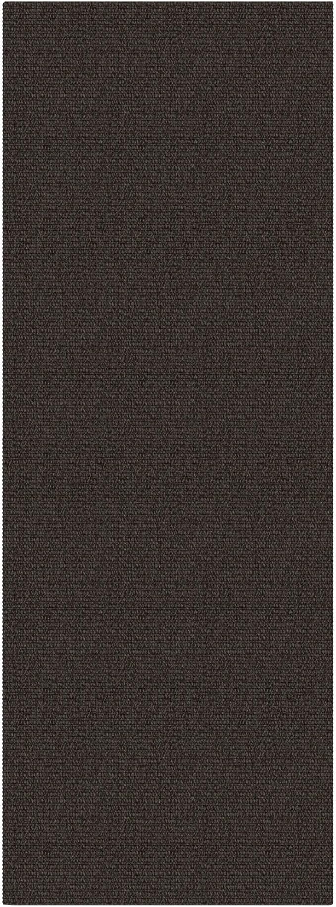 EARTHALL Washable Runner Rug 2x6 Ft Non Slip Runners for Hallways Cotton Rubber Backed Kitchen Runner Braided Indoor Floor Carpet Runners for Entryway, Hallway, Kitchen, Bedroom, Taupe/Coffee