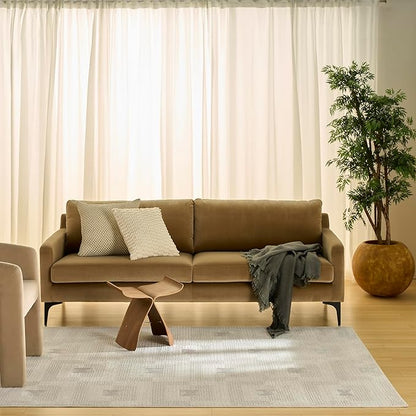 Nourison Home Nordic Ivory Beige 4' x 6' Area Rug - Easy Clean, Non Shedding, Bed Room, Living Room, Dining Room, Kitchen (4' x 6')