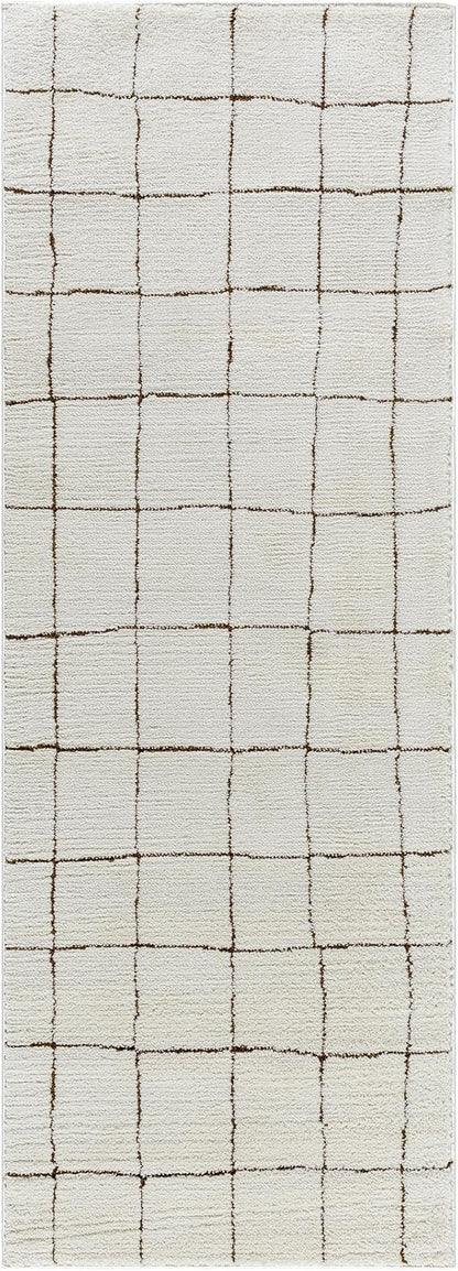 Livabliss x Our PNW Home Cascade Minimalist Area Rug, 2'7" x 10', Ivory