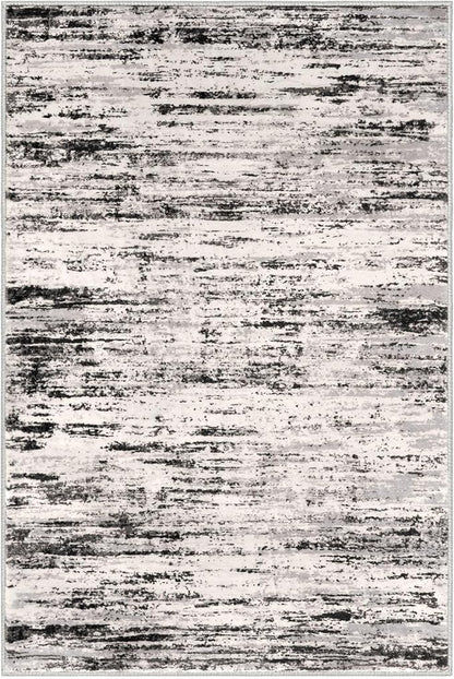 Modern Abstract Entryway Rug Indoor 2x3 Washable Rug Non-Slip Soft Small Area Rug White Black Grey Taupe Kitchen Mats Thin Print Faux Wool Floor Carpet Throw Rugs for Entrance Bedroom Office