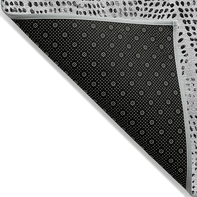 Addison Rugs Chantille ACN591 Pewter 5' x 7'6" Indoor Outdoor Area Rug, Easy Clean, Machine Washable, Non Shedding, Bedroom, Living Room, Dining Room, Kitchen, Patio Rug