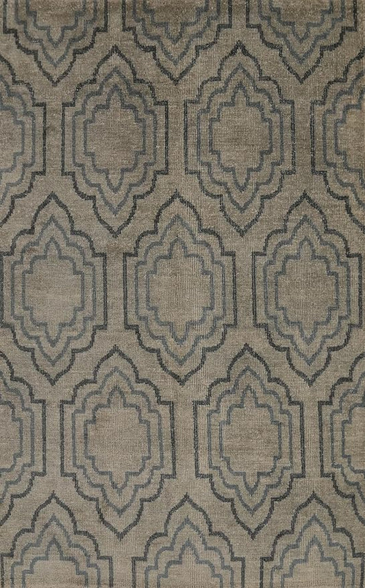 Traditional Collection 7' 7'' X 5' 0'' Rug Rug, All-Over Viscose Silk Carpet for Home Décor, Foyer and Hallway