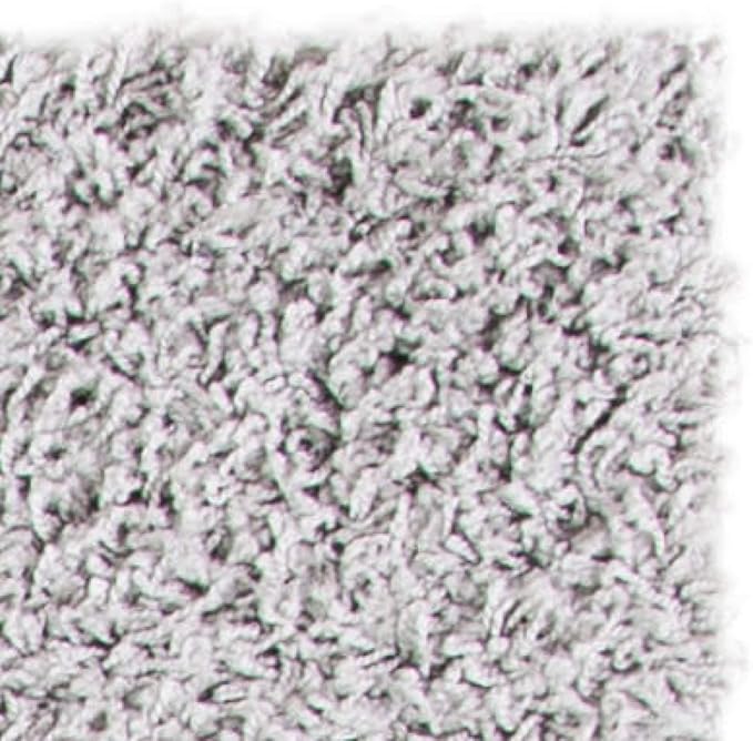 SAFAVIEH Dallas Shag Collection Area Rug - 6' Square, Grey & Ivory, Trellis Design, Non-Shedding & Easy Care, 1.5-inch Thick Ideal for High Traffic Areas in Living Room, Bedroom (SGD257G)