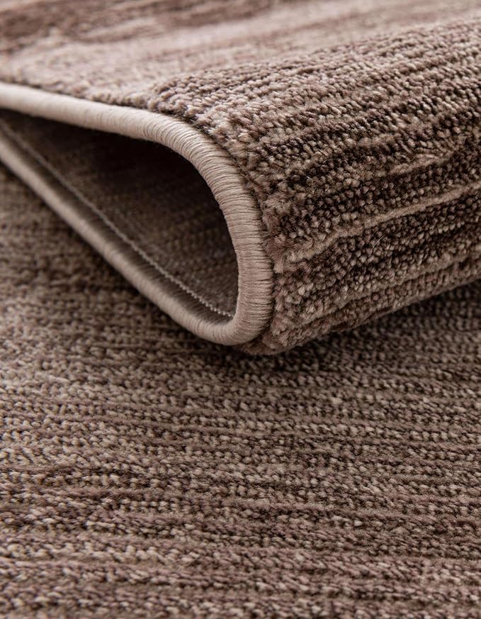 Unique Loom Finsbury Collection Area Rug - Kate (7' 10" Square, Brown)