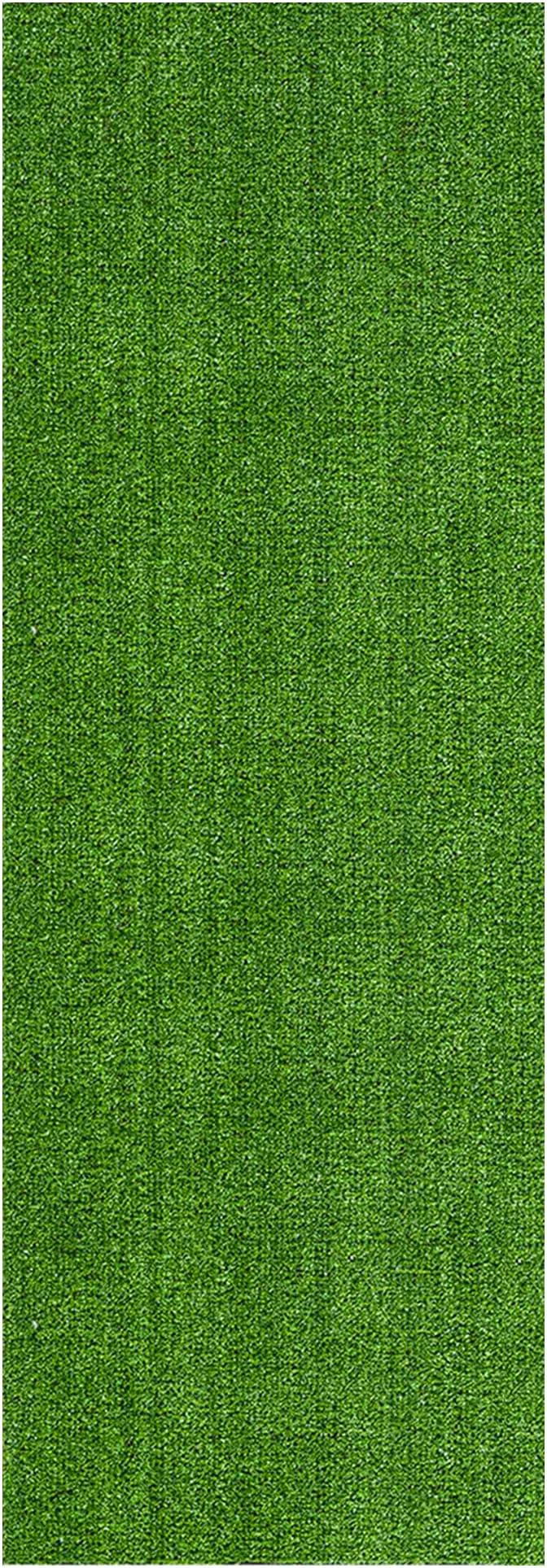 Ottomanson Artificial Grass Turf 22" x 59" Indoor Outdoor Faux Grass Rug with Drainage Holes, Customizable with Extra Long Size Options, Perfect for Patio Lawn Balcony Weddings Photoshoot Backdrop