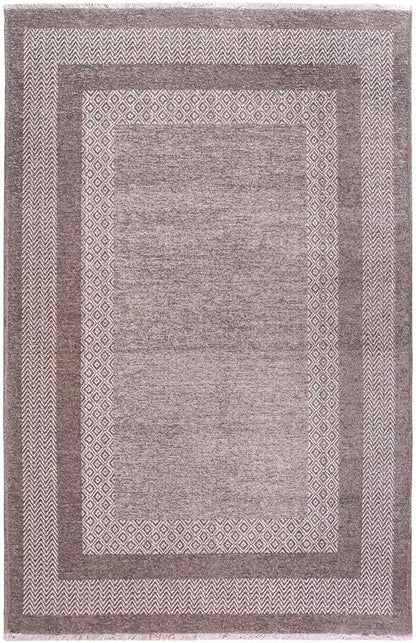Alfa Rich 3x5 Light Gray Washable Area Rugs for Living Room Bedroom Kitchen Cotton Decor Runner Rug