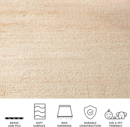 SAFAVIEH Adirondack Collection Runner Rug - 2'6" x 22', Champagne & Cream, Modern Ombre Design, Non Shedding & Easy to Clean, Ideal for Hallway, Foyer, Kitchen, Entryway, Bedroom (ADR113W)
