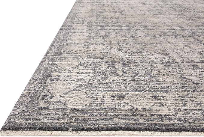 Loloi Amber Lewis Alie Collection ALE-03 Charcoal/Dove 7'-10'' x 10', .13'' Pile Height, Area Rug