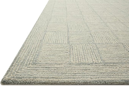 Loloi Chris Loves Julia Francis Collection FRA-03 Silver/Sky 3'-6" x 5'-6" Accent Rug