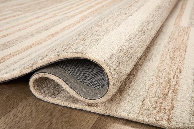 Loloi Chris Loves Julia Chris Collection CHR-03 Ivory/Clay 11'-6'' x 15', .50" Pile Height, Area Rug