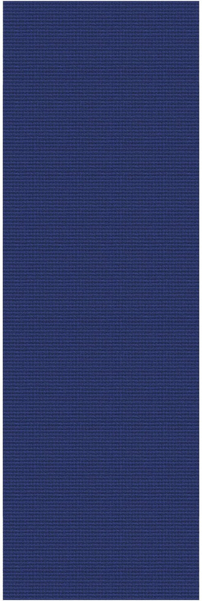 Braided Runner Rug 2.6x8 Ft Washable Runners for Hallways Kitchen Runner Rug Rubber Backed Cotton Entryway Runner Indoor, Woven Floor Carpet for Hall Kitchen Bedroom, Royal Blue/Navy