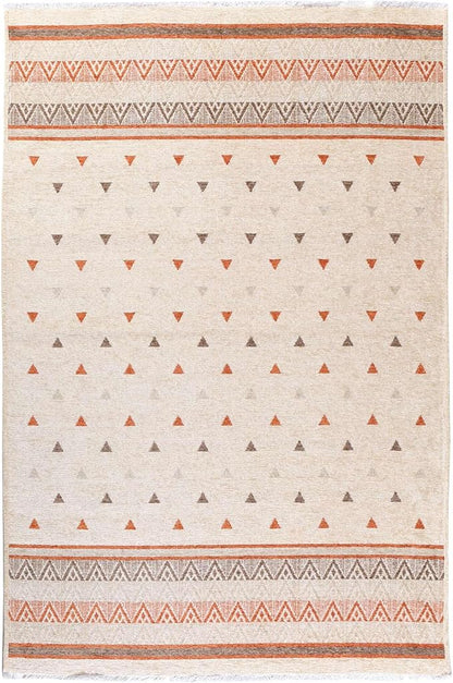 Alfa Rich 3x10 Beige Terracotta Washable Area Rugs for Living Room Kitchen Hallway Decor Runner