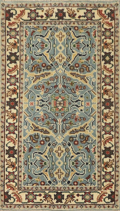 Transitional Collection 5' 0'' X 2' 11'' Rug Rug, All-Over 100% Wool Carpet for Home Décor, Foyer and Hallway