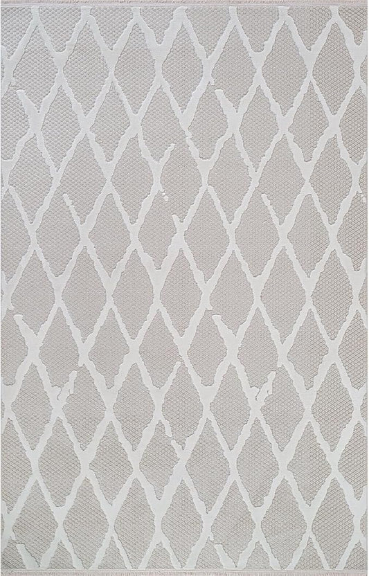 Modern Indoor Rug Diamond 5x7 Area Rugs for Living Room Luxury Kitchen Bedroom Durable Soft Geometric Durable Low and High Pile Stain Resistant Non Shedding Area Carpet 5x7