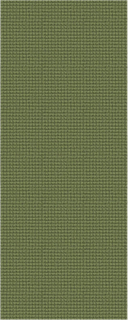 Braided Runner Rug 2x5 Ft Washable Runners for Hallways Non Slip Rubber Backed Kitchen Runners Cotton Entryway Runner Indoor, Woven Floor Carpet for Hall Kitchen Bedroom, Green