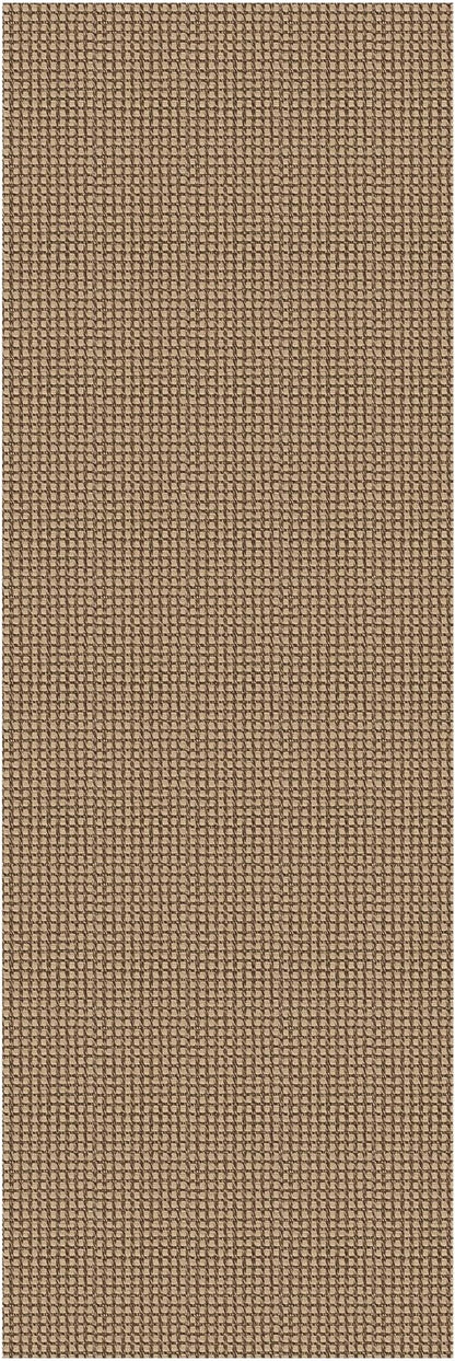 Braided Runner Rug 2x7 Ft Washable Runners for Hallways Non Slip Kitchen Runner Rug Cotton Entryway Runner Indoor, Woven Floor Carpet for Hall Kitchen Bedroom, Orange/Tan/Brown