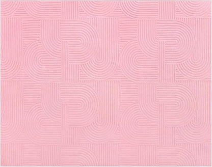 Pauwer 8x10 Washable Area Rugs for Living Room Modern Pink Solid Color Soft Fluffy Rugs for Bedroom Non Slip Boho Accent Indoor Mat Floor Carpet Cover for Kids Room Dining Room Kitchen Office, Pink