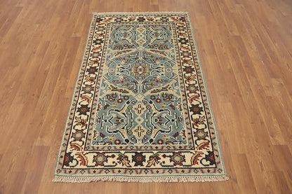 Transitional Collection 5' 0'' X 2' 11'' Rug Rug, All-Over 100% Wool Carpet for Home Décor, Foyer and Hallway