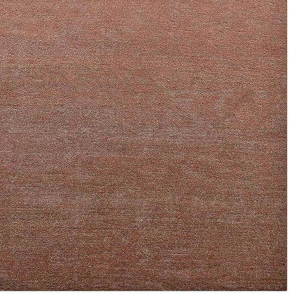Hand Knotted Loom Wool ECO-Friendly Area Rugs - 2'6''x10', Runner, Light Brown Color, Solid Plain Design, High Pile Thick Handmade Anti Skid Rugs for Living Room (L00111)