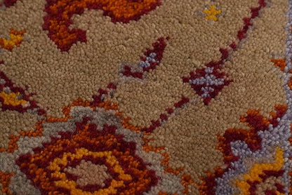 Transitional Collection 5' 2'' X 3' 1'' Rug Rug, All-Over 100% Wool Carpet for Home Décor, Foyer and Hallway